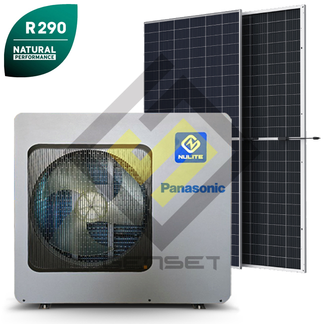 Тепловой насос воздух-вода 12,8 кВт Nulite NL-FLM30-130II/R290 Photovoltaic