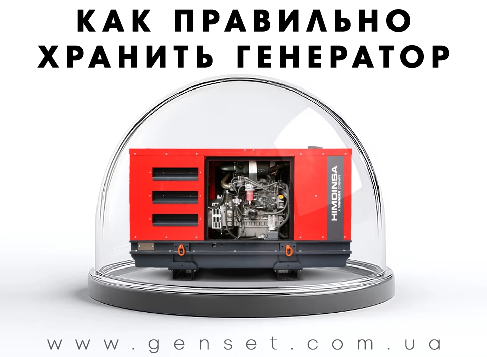 Как хранить генератор, если он не используется долгое время